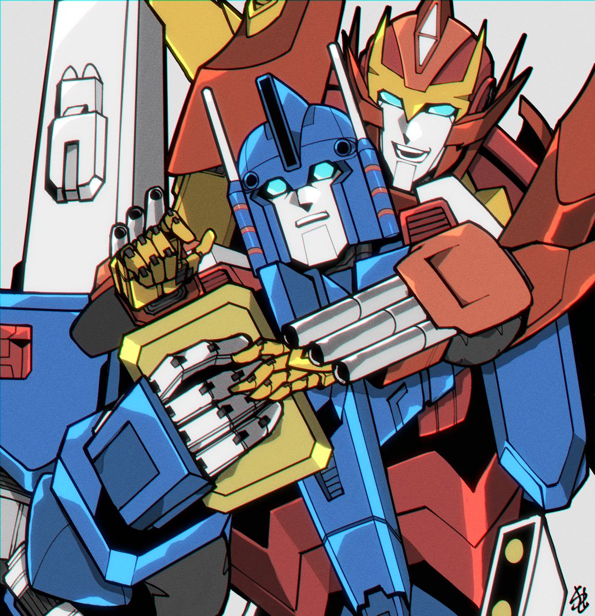 TGYLOG's tweet photo. Ultra Magnus+Rodimus ＃MTMTE https://t.co/69h27HTzvo