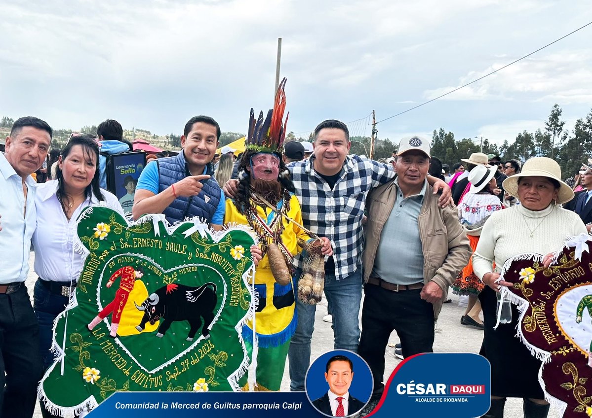 cesar_daqui's tweet photo. 📌 Mi gratitud a la comunidad La #Merced de #Guiltus, de la parroquia #Calpi del cantón #Riobamba , por la invitación a sus festividades. Su cariño, hospitalidad y calidez humana son muestras que motivan a seguir fortaleciendo los lazos de amistad y compromiso. https://t.co/PGlnkt12W5