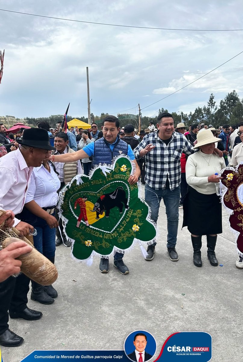 cesar_daqui's tweet photo. 📌 Mi gratitud a la comunidad La #Merced de #Guiltus, de la parroquia #Calpi del cantón #Riobamba , por la invitación a sus festividades. Su cariño, hospitalidad y calidez humana son muestras que motivan a seguir fortaleciendo los lazos de amistad y compromiso. https://t.co/PGlnkt12W5