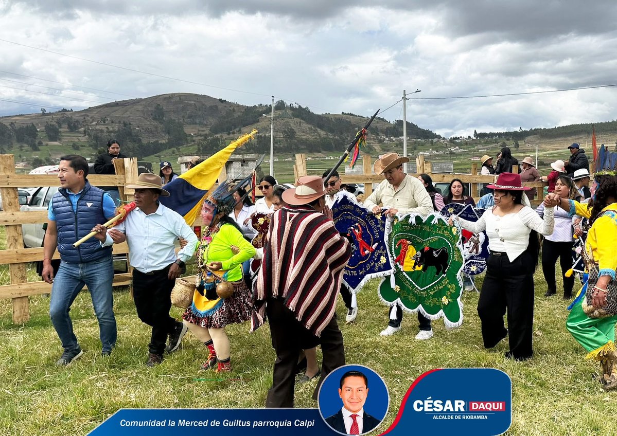 cesar_daqui's tweet photo. 📌 Mi gratitud a la comunidad La #Merced de #Guiltus, de la parroquia #Calpi del cantón #Riobamba , por la invitación a sus festividades. Su cariño, hospitalidad y calidez humana son muestras que motivan a seguir fortaleciendo los lazos de amistad y compromiso. https://t.co/PGlnkt12W5