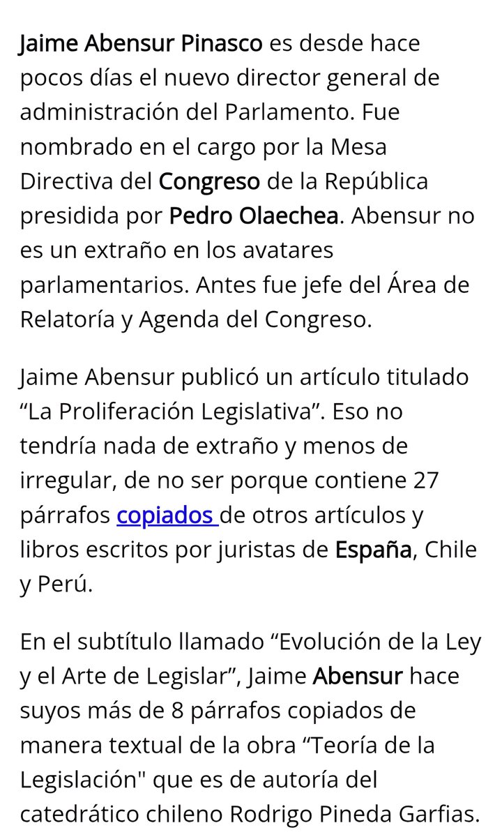 LectoraAndante's tweet photo. Los antecedentes, conocidos, del matón @FuerzaPopular__ @JaimeAbensur https://t.co/ZbykOUXk3t