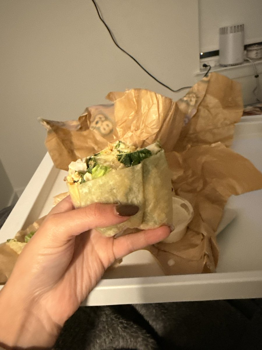 laurbean2's tweet photo. Ok @sweetgreen you call this a wrap? Shrinkflation is out of control https://t.co/zylxDOh2Fu