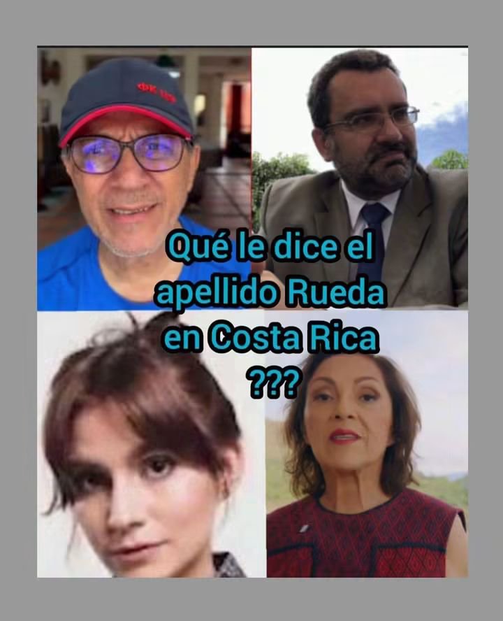 RafaelBarq50625's tweet photo. LOS RUEDA (origen argentino) EN COSTA RICA.
Una pidió que mataran a Rodrigo Chaves Robles Presidente 2022 -2026
La otra es considerada parte importante de la “prensa canalla”.
El magistrado sin visa que, desde la Sala Cuarta, mantiene al Ejecutivo atado de manos. https://t.co/ehlEONbG7T