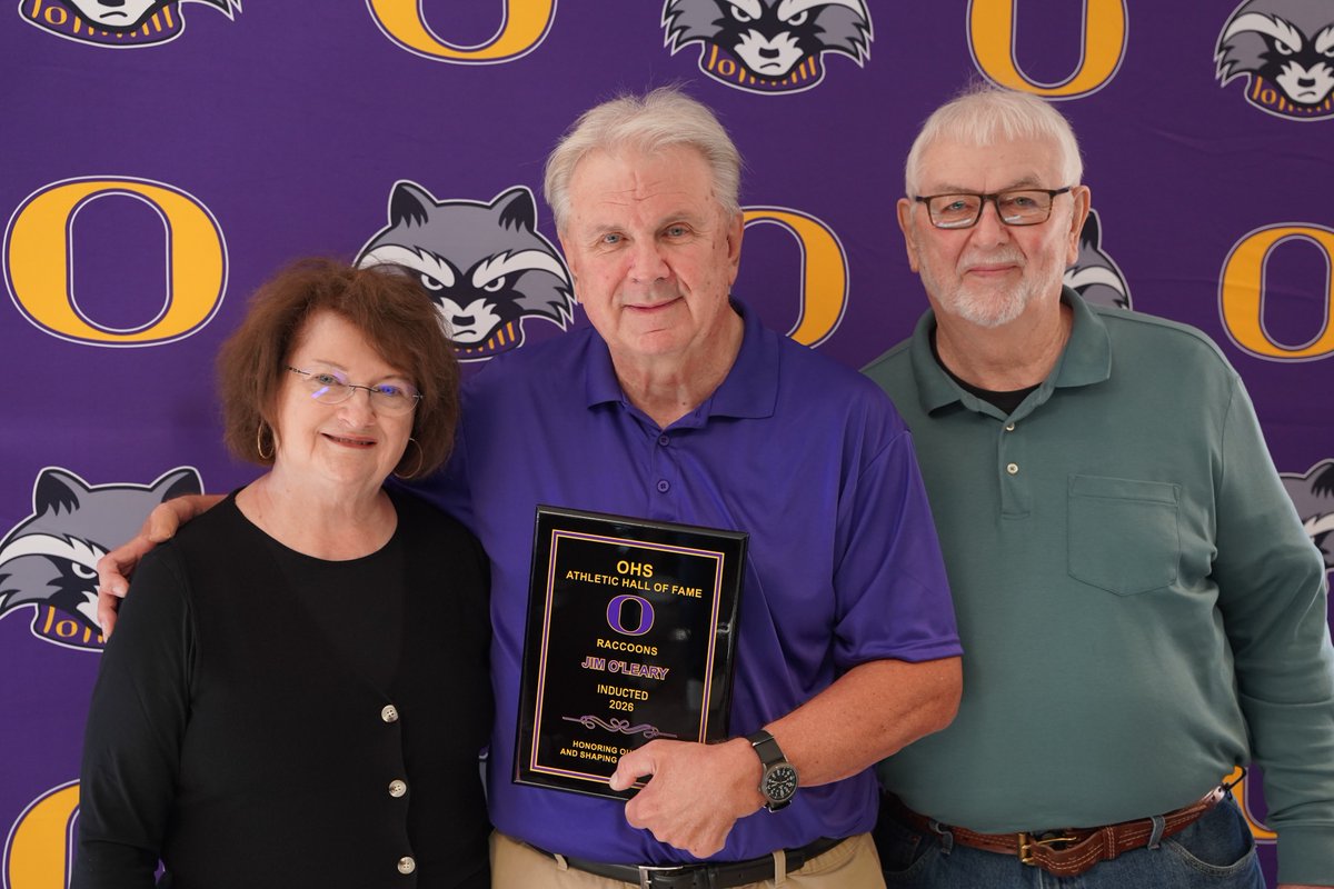 oconschools's tweet photo. We are honored to induct @ohsoleary into the OHS Athletic Hall of Fame! Jim served as the OHS AD from 1990-2004 & he announces at many OHS sports from 1990-today. He is a respected institution here @ OHS & we are so incredibly lucky to have him! #OconPride #OconDriven #Oconomowoc https://t.co/0RUIgRmqDo