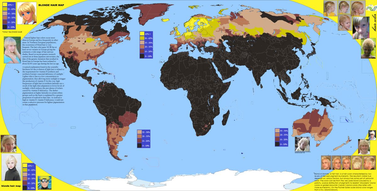 BrilliantMaps's tweet photo. The Blond Hair Map Of The World

More about blond hair here: https://t.co/531ZFAqiJQ https://t.co/NHc77G89d7