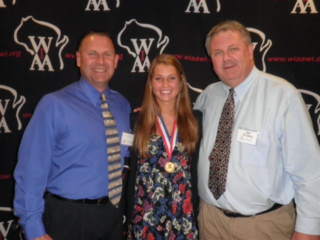oconschools's tweet photo. We are honored to induct @ohsoleary into the OHS Athletic Hall of Fame! Jim served as the OHS AD from 1990-2004 & he announces at many OHS sports from 1990-today. He is a respected institution here @ OHS & we are so incredibly lucky to have him! #OconPride #OconDriven #Oconomowoc https://t.co/0RUIgRmqDo