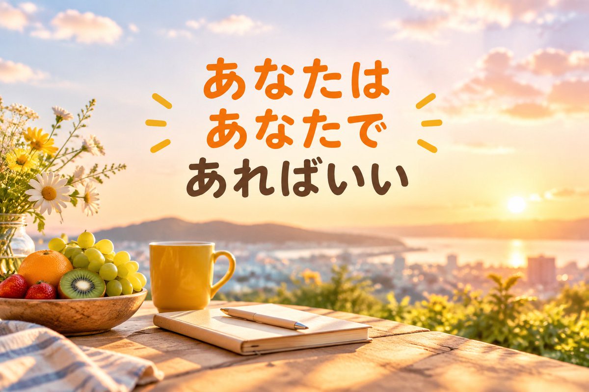 rashikurasu's tweet photo. 30選の中から、今日はマザー・テレサの「あなたはあなたであればいい」を選びました✨誰かと比べて落ち込んだら、この一言を声に出してみよう。自分らしい一歩を、今日1つ始めよう！#魔法の言葉 #自分らしく https://t.co/aQRe0MTaik