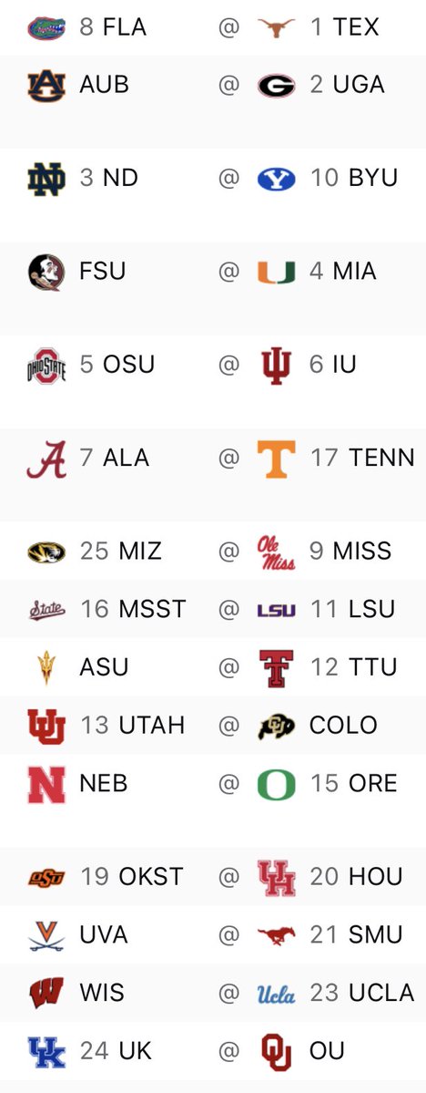 BradPowers7's tweet photo. October 17th CFB slate is LOADED!!! https://t.co/zDBdK0lxEi