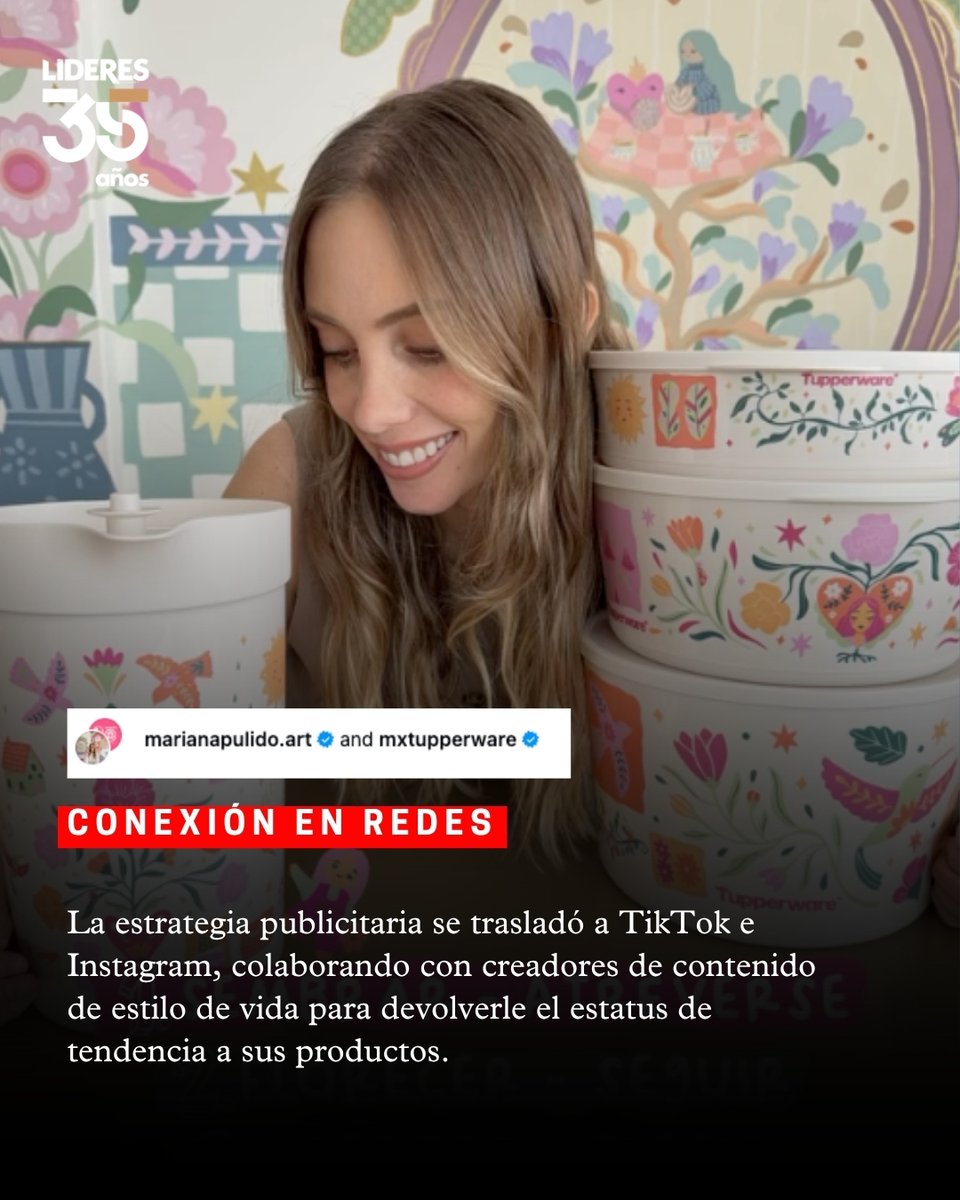LideresMexicano's tweet photo. Su gran rescate: migrar velozmente al e-commerce, aliarse con el retail y conectar con la Gen Z en TikTok impulsando la sostenibilidad y el meal prep. Adaptarse a nuevos hábitos es sobrevivir. 📈
#Tupperware #Estrategia #LideresMexicanos https://t.co/d0dLtlXcRW