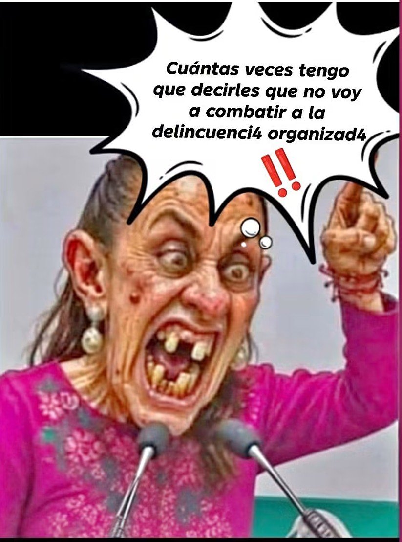 Aletse_04's tweet photo. Dice @Claudiashein que si tienen pruebas de que pertenecer al crimen organizado es un delito que las presenten ante la fiscalía 👇💥🔥🤦 https://t.co/OKnOKa85Pr