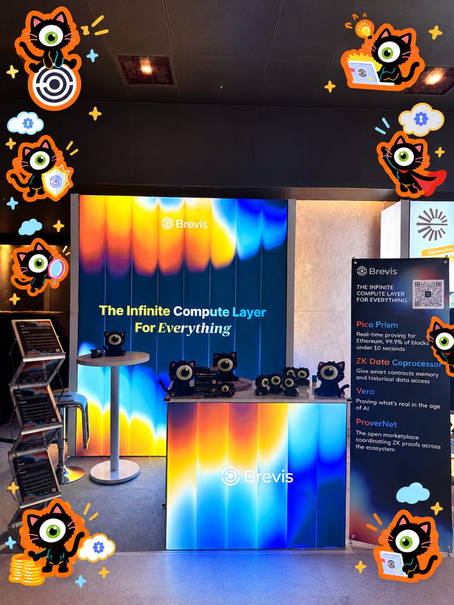 brevis_zk's tweet photo. 🎇 Booth is open at @kbwofficial 🇰🇷

Find us on B2 at Walkerhill, and bring your phone. 

Come chat ZK tech, catch a few surprises, and find out how to adopt your very own Zkat 🐈‍⬛ https://t.co/bjzAjEUqLs