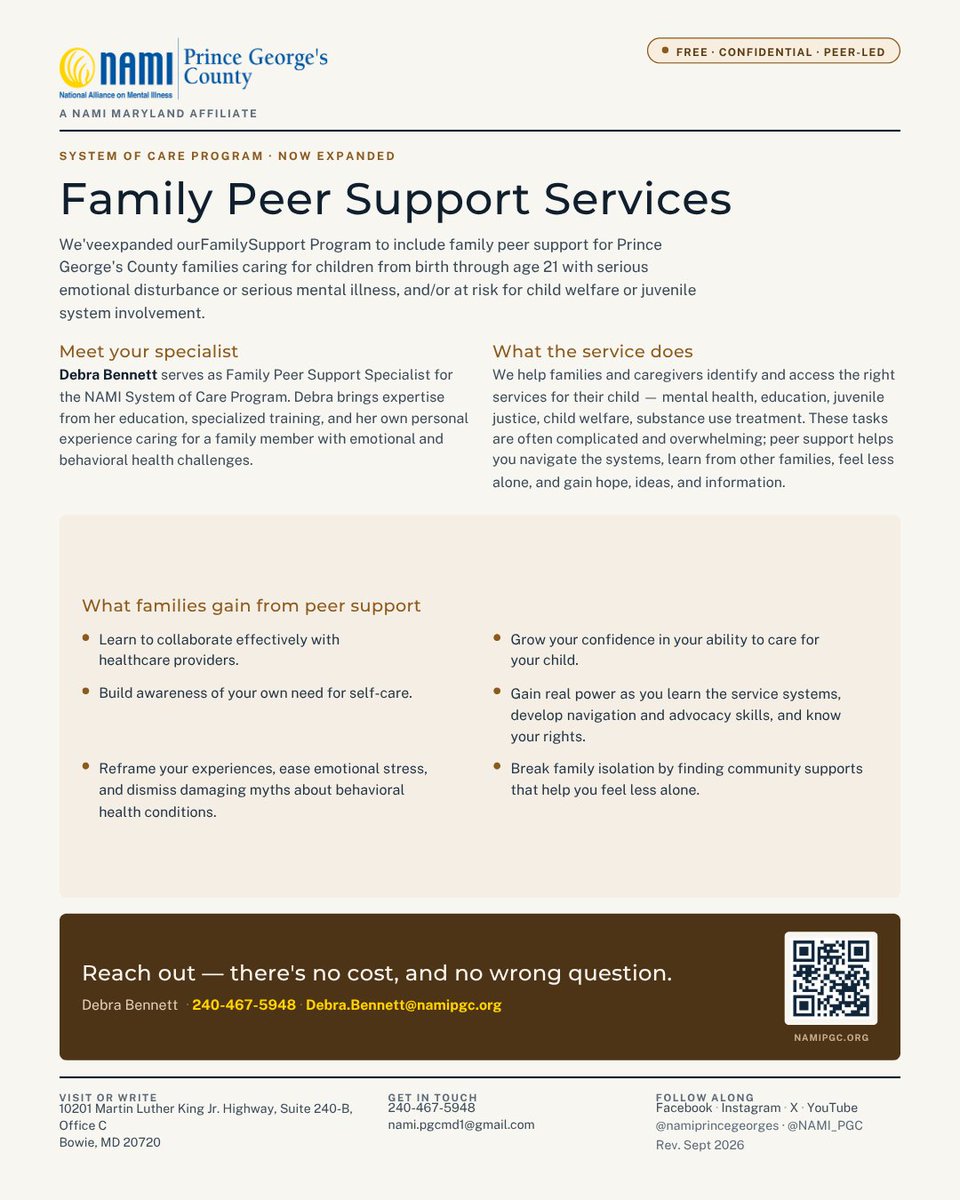 NAMI_PGC's tweet photo. 🧭 Child-serving systems are complicated. You don't have to navigate them alone. #NAMIPGC #SystemOfCare https://t.co/H7ScK7FfWc
