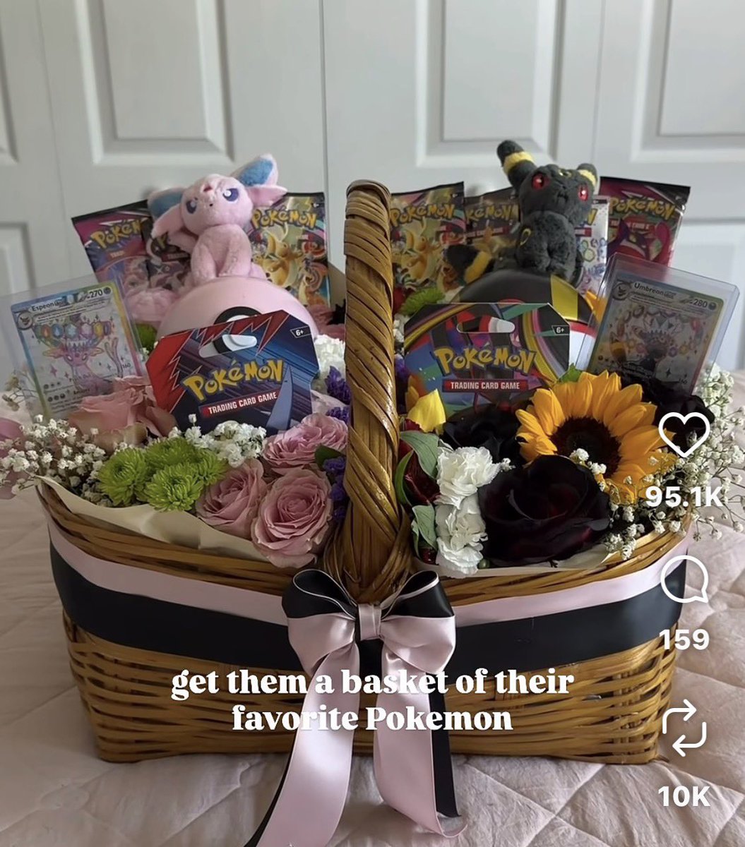 deadringxr's tweet photo. Girls only want one thing 

+ it’s pokemon card bouquets https://t.co/woEwBr2aLE