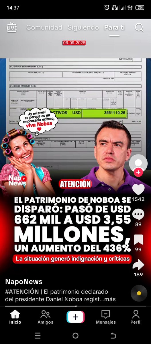 HctorCamar7646's tweet photo. @Lalizen_Ziada Burra Florinda. Te has preguntado quién liberó de la cárcel a los 20 Narcotraficantes que los encarceló CORREA. Cinco liberó Moreno, Tres liberó Lasso y 12 los a liberado NOBOA. Entonces quién pactó con los Narcotraficantes Burra. https://t.co/DP3lUPxGti