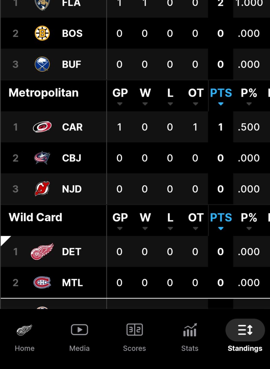 seiderstories's tweet photo. the red wings currently hold a playoff spot https://t.co/fy2B67JOSV