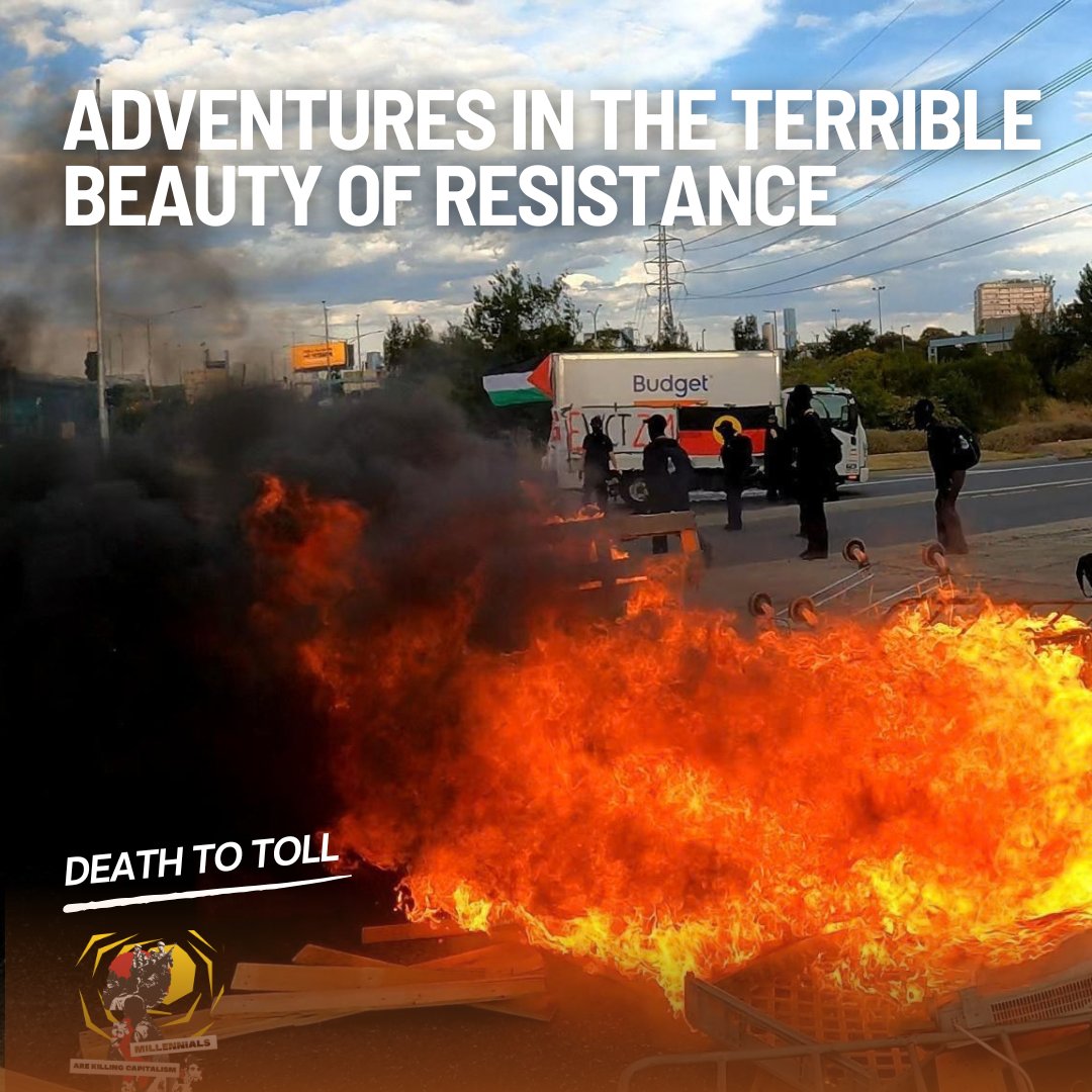 MAKCapitalism's tweet photo. NEW: Adventures in the Terrible Beauty of Resistance With the 'Death to Toll' Campaign
https://t.co/P0pBrJLXnN https://t.co/LZf2QUJnwp