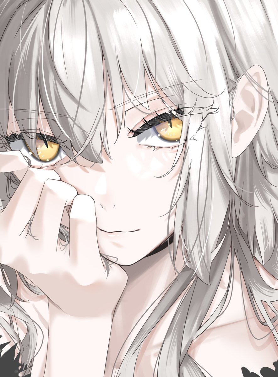 TaintedPyro's tweet photo. 𝕵eanne  stared  at  her  for  a  long  moment,  visibly  unimpressed  by  the  sudden  flood  of  praise  ｡  Then  her  expression  shifted  with  a  sharper  kind  of  amusement  ｡

❛  Fine  ｡  My  turn  ｡  What’s  your  bra  size  ?  ❜ https://t.co/c6gsRyUhnE