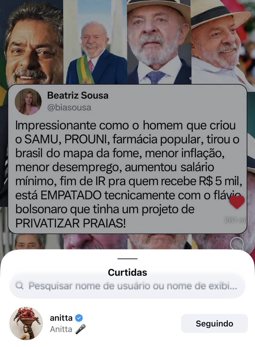 AnittaGlobal01's tweet photo. Ela sempre do lado certo! ♥️⭐️1️⃣3️⃣ https://t.co/iRDiiHWWTp
