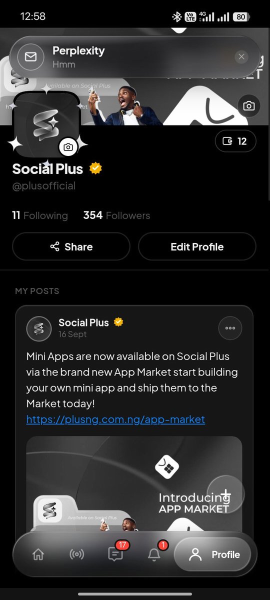 plusoff1cial's tweet photo. X has Profile Artifacts now 😳

#newfeature #x https://t.co/kOT3xOJ4Ai