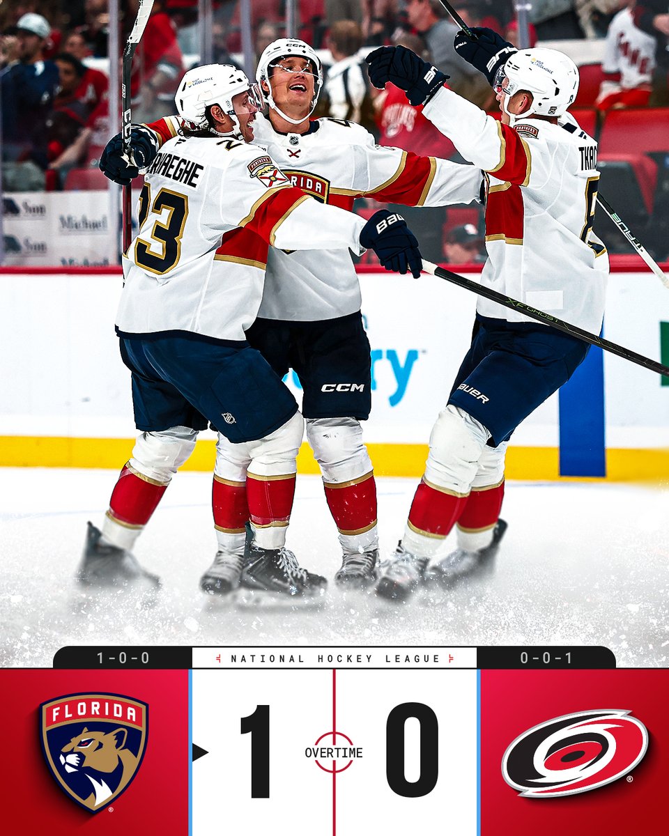 The @​FlaPanthers kick off the 2026-27 season with a big W! 😼 #NHLFaceOff 
 [📷](https://pbs.twimg.com/media/HTbGDGGbkAAE0ja.jpg) https://pbs.twimg.com/media/H