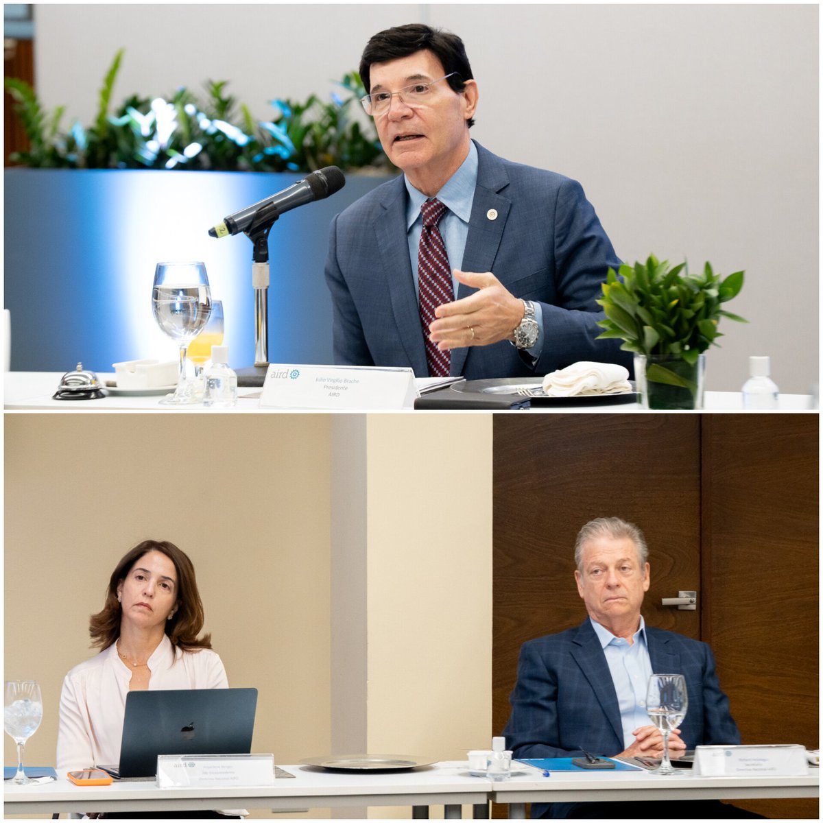 airdmedia's tweet photo. La seguridad ciudadana es un tema que requiere la articulación y el compromiso de distintos sectores de la sociedad.

Recibimos al director general de la Policía Nacional (@PoliciaRD), mayor general Ernesto Rafael Rodríguez García; al comisionado ejecutivo para la Reforma Policial, general Luis Ernesto García Hernández; al General Martín Tapia Sánchez, inspector general de la Policía; al General Francisco Pimentel, director de Transformación Policial y a Elena Viyella, pasada presidente de la AIRD y miembro de la Comité Consultivo para la Transformación Financiera y Administrativa de la Policía, quienes sostuvieron un intercambio con miembros de nuestra Directiva Nacional sobre seguridad ciudadana, prevención y la implementación de planes, estrategias y políticas de transformación y profesionalización de la Policía Nacional.

Durante la visita, conversamos sobre los avances y desafíos de este proceso, así como sobre la importancia de la colaboración entre todos los sectores de la sociedad para contribuir a un país más seguro.

Gracias al mayor general Ernesto Rafael Rodríguez García y a todo su equipo por su visita y por este intercambio, que permitió compartir perspectivas sobre un tema de alto interés para nuestro país.