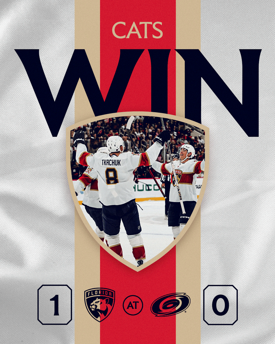 FlaPanthers's tweet photo. FIRST CATS WIN OF THE SEASON https://t.co/HeEoHg2pZH