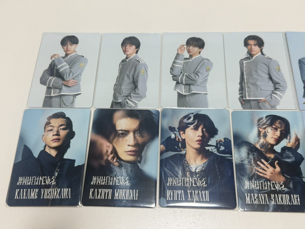 riku__grim's tweet photo. @Scoupch0808 検索欄から失礼致します。
原因は自分にあるさんの
下記の写真と🍒💎🦓さんが
お持ちの4枚目の3枚と
交換可能でしょうでしょうか？
取引方法は郵送希望です。
可能であればDMでのご相談希望です。 https://t.co/Oyu22HnaPO