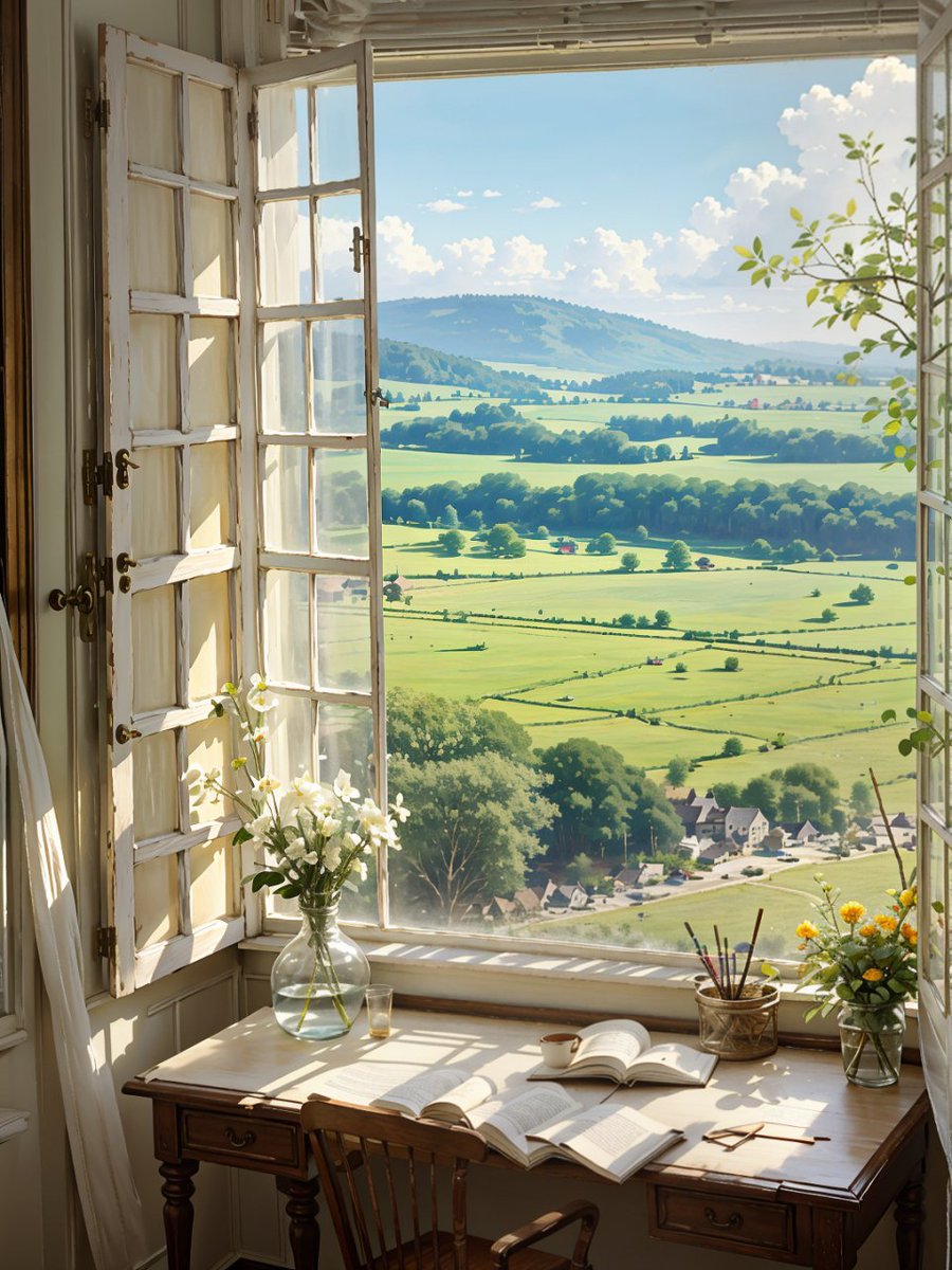 craft_ellen_da7's tweet photo. This window floods my small field with warm sun today! https://t.co/KFOtptOZiv