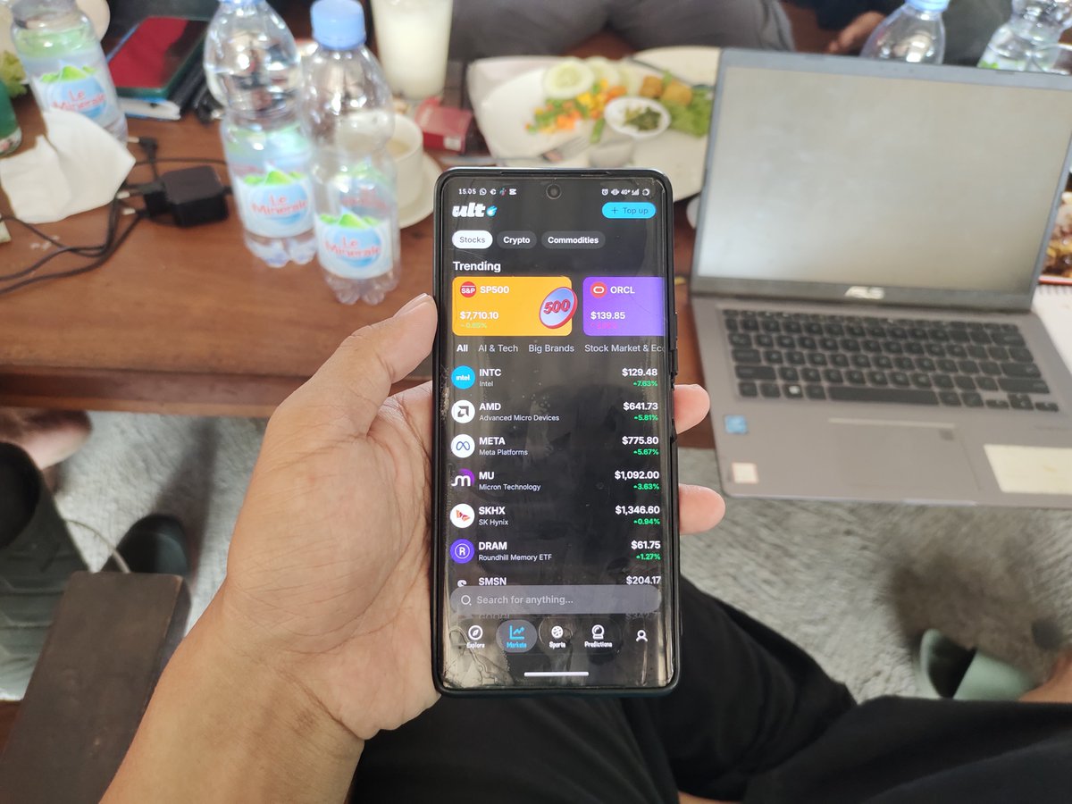 MhWhdy's tweet photo. Everyday with Ult @UltApp
From coffee breaks and work sessions to exploring markets and sports - Ult is always with me.
One app, different moments, every day.
#Ult #ultapp #cronos #trade https://t.co/ew81BQoYLU
