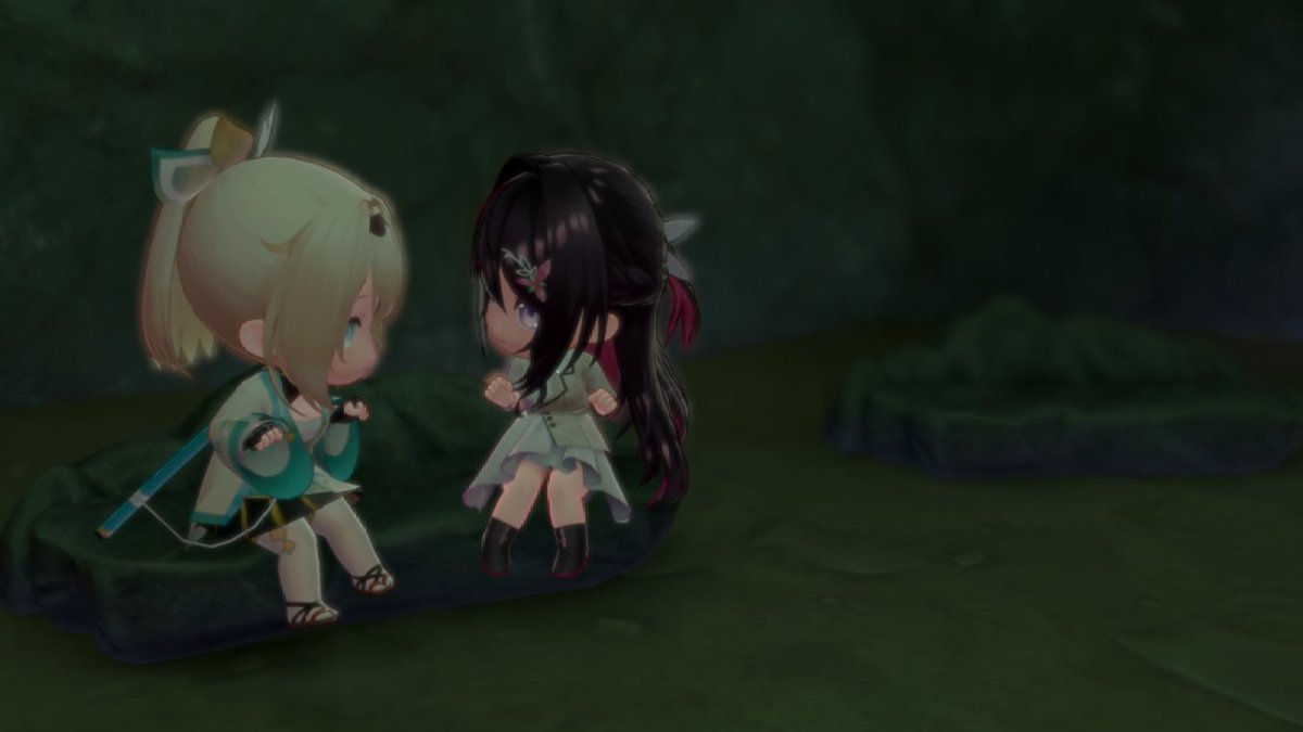 Sybatoo7's tweet photo. @AZKi_VDiVA I found you two chatting in the cave https://t.co/YiP5kQHYZa