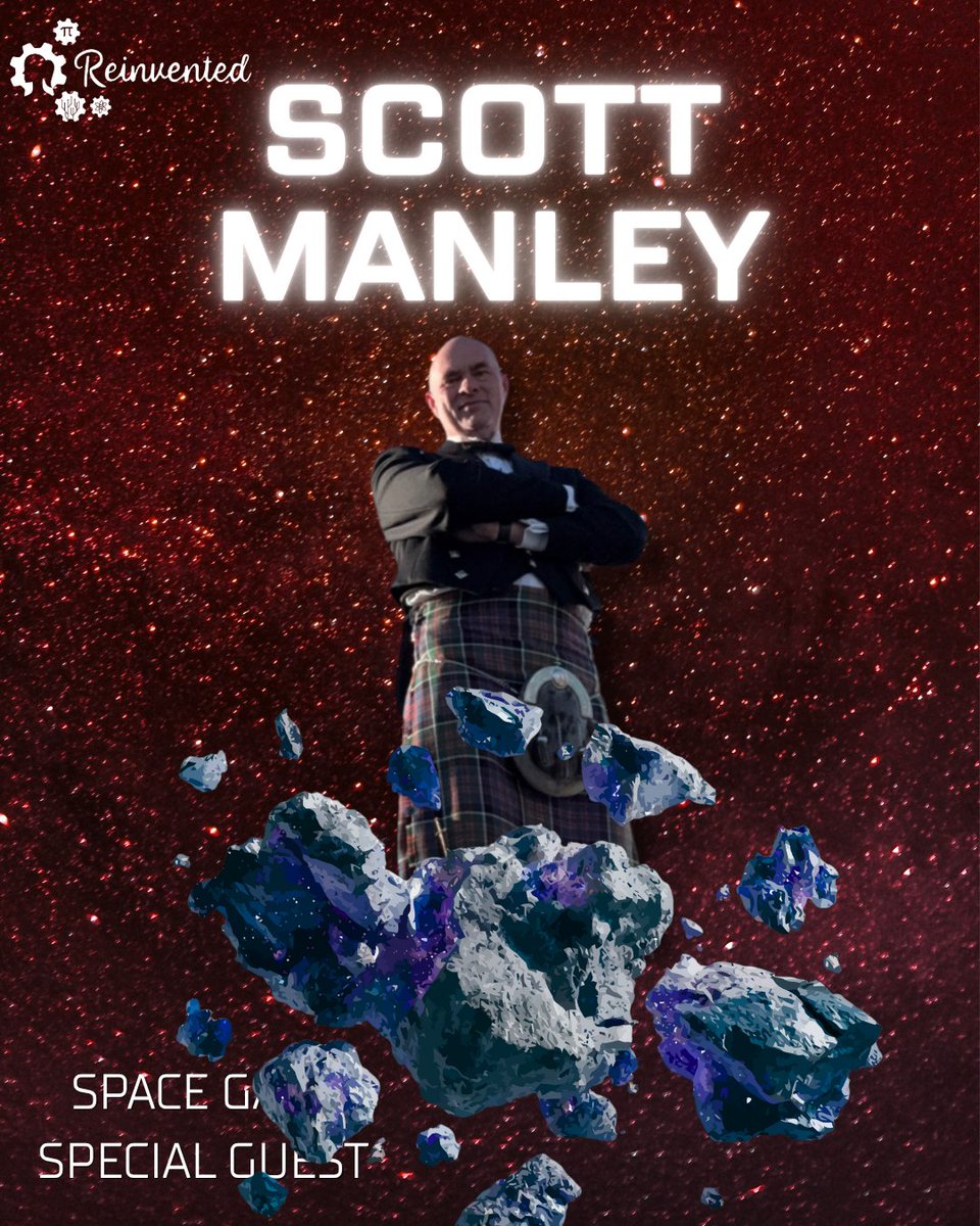 reinventedmag's tweet photo. Introducing @officialscottmanley as our next Special Guest for #spacegala2026!

Don't miss out on the chance to defeat Scott in rock/paper/scissors at the #SpaceGala!! https://t.co/P70ZLM8UsF