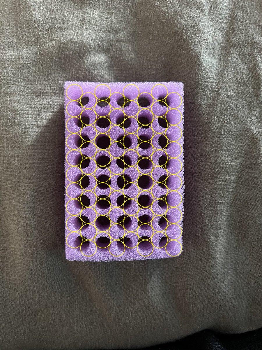 jawdroppuh_'s tweet photo. can someone in manufacturing explain why this isn’t how you’d cut cylinders out of foam? https://t.co/PgM7j32Qpl
