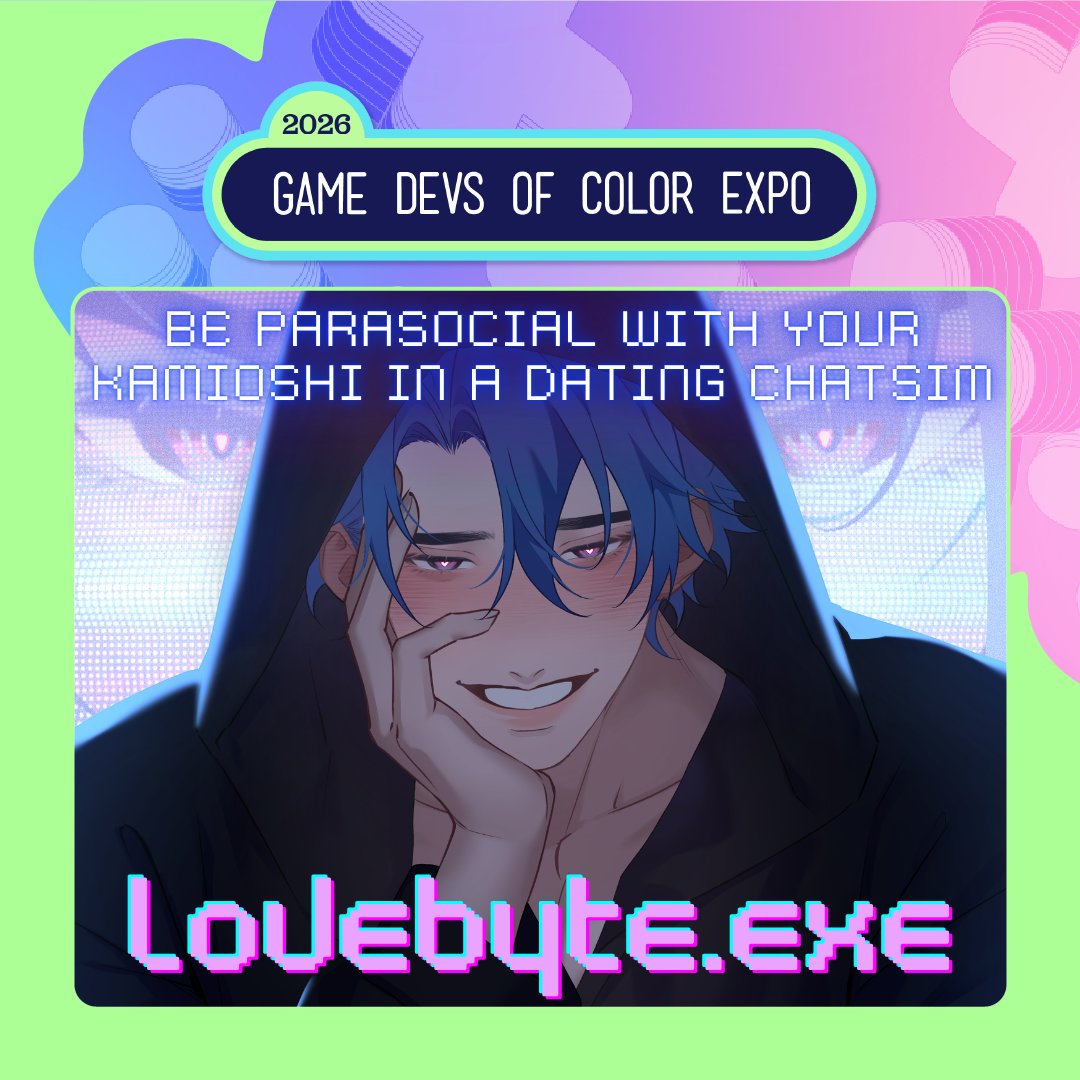 nochistudios's tweet photo. ICYMI: our parasocial VTuber dating chatsim was selected to be in the Game Devs of Color Expo! As a participant in the festival's sale, lovebyte.exe's Early Access copy is 20% off! Psst... that's 40% off of future Version 1.0 price (｡•̀ᴗ-)✧

So take advantage of the lower price thanks to the win with lovebyte being recognized by GDoC!

➡️ lovebyte.exe: https://t.co/wPt5gOgCMJ
➡️ GDoC Expo Festival Page: https://t.co/vq8VFKTTZt