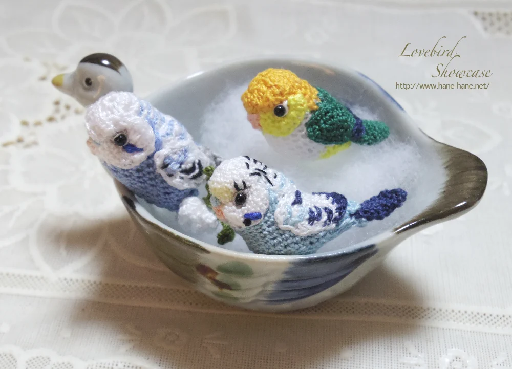編みぐるみ♡黄色インコ꒰ ᐢ⸝⸝•༝•⸝⸝ᐢ ꒱おしゃべりパーティー kaori＊♡birdshowcas على X: 