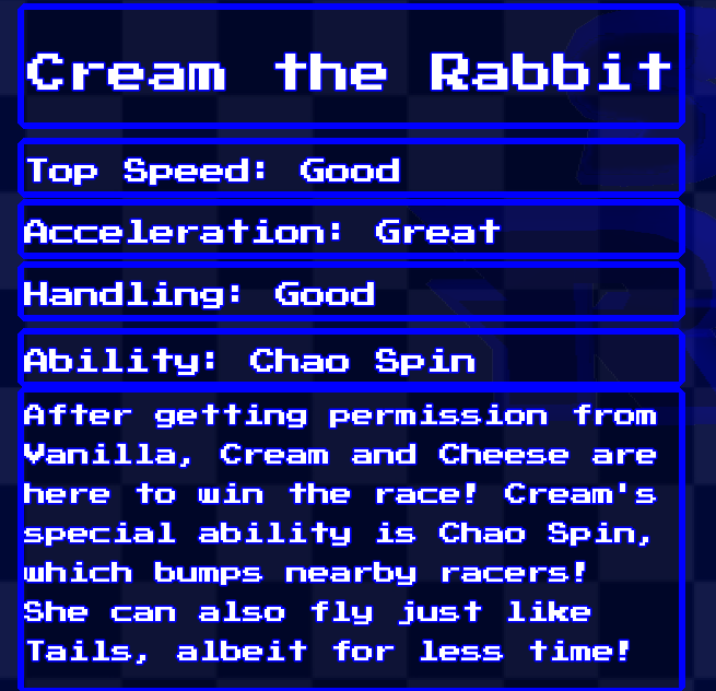protecc_a's tweet photo. @Invy______ cream has lower stats for chao spin... chao spin is a do nothing button... https://t.co/Qj63eHFx3v