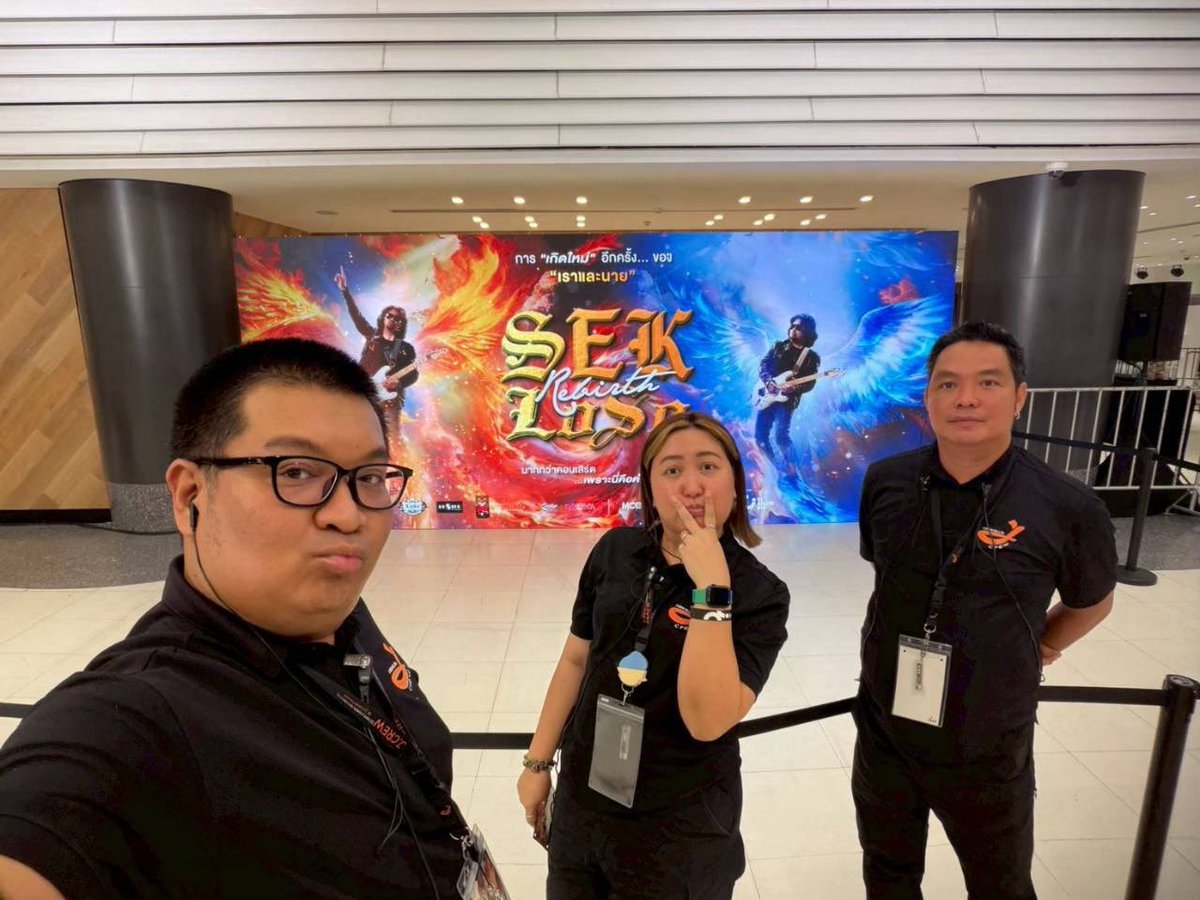 JCrewStaffUsher's tweet photo. Job : SEK LOSO Rebirth
Venue : MCC Hall ชั้น 3 เดอะมอลล์ไลฟ์สโตร์ บางกะปิ
Date :  26.06.2026 
Client🙏🏻 CI Showbiz

Special Thanks🤍 The Security Af Team
Thanks Team🧡 Staff / Usher

#SEKLOSORebirth
#Jcrewteam
#Jcrewfamily https://t.co/D1obGngfJk