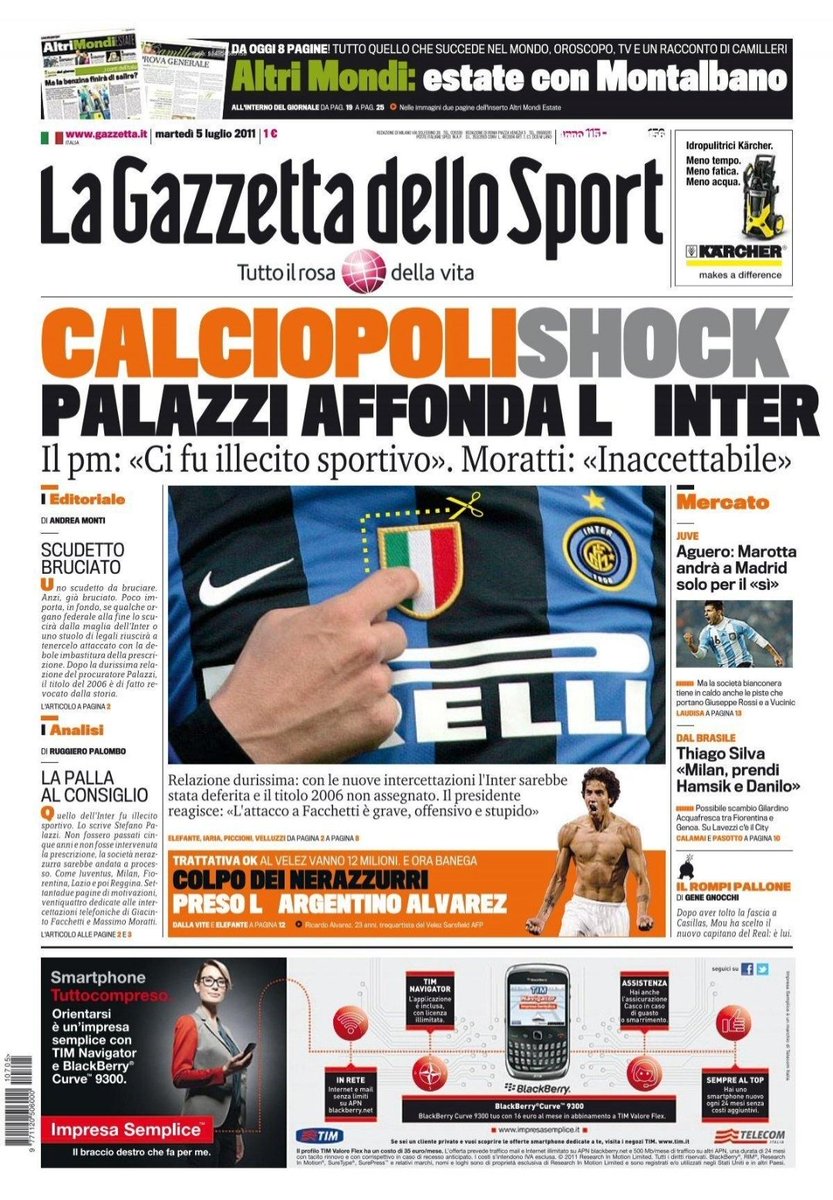 bianconero__10's tweet photo. ¿QUIEREN HABLAR DE JUSTICIA EN EL FÚTBOL ITALIANO?
PERFECTO.
PERO HABLEMOS DE TODO.

Con Calciopoli explotando, Guido Rossi fue nombrado comisario extraordinario de la FIGC.
Rossi tenía una relación previa con el Inter y había formado parte de su consejo.

El 26 de julio de 2006, Rossi decidió asignarle al Inter el Scudetto 2005/06 después de las sanciones que habían modificado la clasificación.
Esto no es una opinión.
Está en los documentos oficiales de la FIGC.

Aparecen nuevas interceptaciones dentro del proceso de Nápoles.
La Fiscalía Federal de Stefano Palazzi investigó también las comunicaciones relacionadas con el Inter y Giacinto Facchetti.
¿Y qué ocurrió?

PRESCRIPCIÓN.

La propia FIGC reconoció que la investigación contra Inter y otros implicados había terminado por prescripción.

Llegan las investigaciones por PLUSVALÍAS.
La Fiscalía de Milán investigó 62 operaciones relacionadas con transferencias de jugadores, incluyendo operaciones del Inter.
¿Resultado?
Los fiscales pidieron ARCHIVAR la investigación contra el Inter.
Según la Fiscalía, no aparecieron conductas de los dirigentes del club destinadas a alterar fraudulentamente los balances de 2017/18 y 2018/19.
Otra vez:
ARCHIVO.
No condena.
No sanción penal.

Explota el caso de las CURVAS.
La investigación de Milán destapa una estructura criminal alrededor de las curvas de San Siro.
En la Curva Nord aparecen nombres como Andrea Beretta, Marco Ferdico y Antonio Bellocco.
Bellocco pertenecía a una familia vinculada a la 'Ndrangheta según la investigación.
Y aquí hay que ser precisos:
Javier Zanetti y Simone Inzaghi fueron escuchados como testigos.
además de tener tratos directos con estas barras.

Y en 2025 la propia justicia deportiva de la FIGC terminó sancionando al Inter, a Inzaghi, Zanetti, Çalhanoğlu y otros por relaciones con integrantes de la Curva Nord, aplicando el artículo 25 del Código de Justicia Deportiva.

INTER:
70.000 euros de multa.
INZAGHI:
15.000 euros y un partido de suspensión.
ZANETTI:
14.500 euros.
ÇALHANOĞLU:
30.000 euros y un partido de suspensión.
No estoy inventando las cifras.
Están en la resolución de la FIGC.
Y AHORA LLEGAMOS A 2026.
EL CASO ARBITRAL.

La Fiscalía de Milán llegó a investigar también al Inter como sociedad por su posible responsabilidad en la investigación sobre el sistema arbitral.
¿Y qué ocurrió?
ARCHIVO.

En julio de 2026, la Fiscalía archivó la investigación contra el Inter.
El decreto señaló que no existía una base probatoria suficiente para sostener las hipótesis investigadas y que determinadas acusaciones habían quedado reducidas a meras inferencias.

ENTONCES...
Cuando alguien me habla de “justicia” y pretende contarme que en el fútbol italiano solamente existió un club investigado...

YO LE DIGO:
ABRAMOS TODOS LOS EXPEDIENTES.
2006 — SCUDETTO ASIGNADO AL INTER.
2011 — INVESTIGACIONES Y PRESCRIPCIÓN.
2022 — INVESTIGACIÓN POR PLUSVALÍAS Y SOLICITUD DE ARCHIVO.
2024 — CASO DOPPIA CURVA.
2025 — SANCIONES DE LA FIGC A INTER, INZAGHI, ZANETTI Y ÇALHANOĞLU.
2026 — INVESTIGACIÓN ARBITRAL Y ARCHIVO DEL INTER.
Y AQUÍ ESTÁ LA DIFERENCIA:
NO ESTOY DICIENDO QUE EL INTER SEA CULPABLE DE TODOS ESTOS CASOS.
ESTOY DICIENDO ALGO MUCHO MÁS SIMPLE:
SI VAMOS A HABLAR DE JUSTICIA, HABLEMOS DE TODA LA HISTORIA.
NO SOLO DE LOS EXPEDIENTES QUE CONVIENEN.
NO SOLO DE LOS CLUBES QUE CONVIENEN.
NO SOLO DE LAS SENTENCIAS QUE CONVIENEN.
PORQUE LA HISTORIA DE LA SERIE A NO SE PUEDE CONTAR CON UNA SOLA CARPETA.
Y SI DE VERDAD QUEREMOS HABLAR DE JUSTICIA:
MISMAS REGLAS.
MISMO CRITERIO.
MISMA MEMORIA.
FINO ALLA FINE. ⚪⚫   @Pueblo_Juve