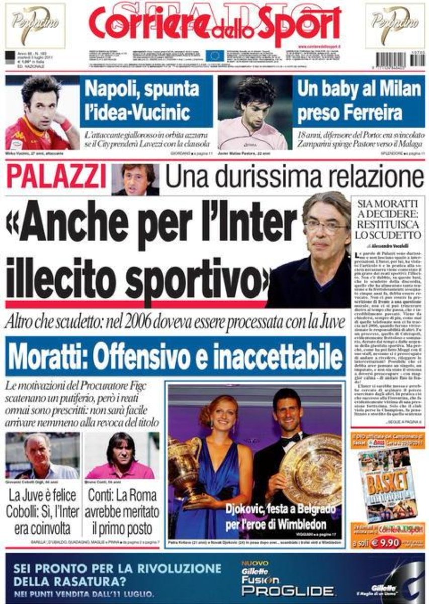bianconero__10's tweet photo. ¿QUIEREN HABLAR DE JUSTICIA EN EL FÚTBOL ITALIANO?
PERFECTO.
PERO HABLEMOS DE TODO.

Con Calciopoli explotando, Guido Rossi fue nombrado comisario extraordinario de la FIGC.
Rossi tenía una relación previa con el Inter y había formado parte de su consejo.

El 26 de julio de 2006, Rossi decidió asignarle al Inter el Scudetto 2005/06 después de las sanciones que habían modificado la clasificación.
Esto no es una opinión.
Está en los documentos oficiales de la FIGC.

Aparecen nuevas interceptaciones dentro del proceso de Nápoles.
La Fiscalía Federal de Stefano Palazzi investigó también las comunicaciones relacionadas con el Inter y Giacinto Facchetti.
¿Y qué ocurrió?

PRESCRIPCIÓN.

La propia FIGC reconoció que la investigación contra Inter y otros implicados había terminado por prescripción.

Llegan las investigaciones por PLUSVALÍAS.
La Fiscalía de Milán investigó 62 operaciones relacionadas con transferencias de jugadores, incluyendo operaciones del Inter.
¿Resultado?
Los fiscales pidieron ARCHIVAR la investigación contra el Inter.
Según la Fiscalía, no aparecieron conductas de los dirigentes del club destinadas a alterar fraudulentamente los balances de 2017/18 y 2018/19.
Otra vez:
ARCHIVO.
No condena.
No sanción penal.

Explota el caso de las CURVAS.
La investigación de Milán destapa una estructura criminal alrededor de las curvas de San Siro.
En la Curva Nord aparecen nombres como Andrea Beretta, Marco Ferdico y Antonio Bellocco.
Bellocco pertenecía a una familia vinculada a la 'Ndrangheta según la investigación.
Y aquí hay que ser precisos:
Javier Zanetti y Simone Inzaghi fueron escuchados como testigos.
además de tener tratos directos con estas barras.

Y en 2025 la propia justicia deportiva de la FIGC terminó sancionando al Inter, a Inzaghi, Zanetti, Çalhanoğlu y otros por relaciones con integrantes de la Curva Nord, aplicando el artículo 25 del Código de Justicia Deportiva.

INTER:
70.000 euros de multa.
INZAGHI:
15.000 euros y un partido de suspensión.
ZANETTI:
14.500 euros.
ÇALHANOĞLU:
30.000 euros y un partido de suspensión.
No estoy inventando las cifras.
Están en la resolución de la FIGC.
Y AHORA LLEGAMOS A 2026.
EL CASO ARBITRAL.

La Fiscalía de Milán llegó a investigar también al Inter como sociedad por su posible responsabilidad en la investigación sobre el sistema arbitral.
¿Y qué ocurrió?
ARCHIVO.

En julio de 2026, la Fiscalía archivó la investigación contra el Inter.
El decreto señaló que no existía una base probatoria suficiente para sostener las hipótesis investigadas y que determinadas acusaciones habían quedado reducidas a meras inferencias.

ENTONCES...
Cuando alguien me habla de “justicia” y pretende contarme que en el fútbol italiano solamente existió un club investigado...

YO LE DIGO:
ABRAMOS TODOS LOS EXPEDIENTES.
2006 — SCUDETTO ASIGNADO AL INTER.
2011 — INVESTIGACIONES Y PRESCRIPCIÓN.
2022 — INVESTIGACIÓN POR PLUSVALÍAS Y SOLICITUD DE ARCHIVO.
2024 — CASO DOPPIA CURVA.
2025 — SANCIONES DE LA FIGC A INTER, INZAGHI, ZANETTI Y ÇALHANOĞLU.
2026 — INVESTIGACIÓN ARBITRAL Y ARCHIVO DEL INTER.
Y AQUÍ ESTÁ LA DIFERENCIA:
NO ESTOY DICIENDO QUE EL INTER SEA CULPABLE DE TODOS ESTOS CASOS.
ESTOY DICIENDO ALGO MUCHO MÁS SIMPLE:
SI VAMOS A HABLAR DE JUSTICIA, HABLEMOS DE TODA LA HISTORIA.
NO SOLO DE LOS EXPEDIENTES QUE CONVIENEN.
NO SOLO DE LOS CLUBES QUE CONVIENEN.
NO SOLO DE LAS SENTENCIAS QUE CONVIENEN.
PORQUE LA HISTORIA DE LA SERIE A NO SE PUEDE CONTAR CON UNA SOLA CARPETA.
Y SI DE VERDAD QUEREMOS HABLAR DE JUSTICIA:
MISMAS REGLAS.
MISMO CRITERIO.
MISMA MEMORIA.
FINO ALLA FINE. ⚪⚫   @Pueblo_Juve