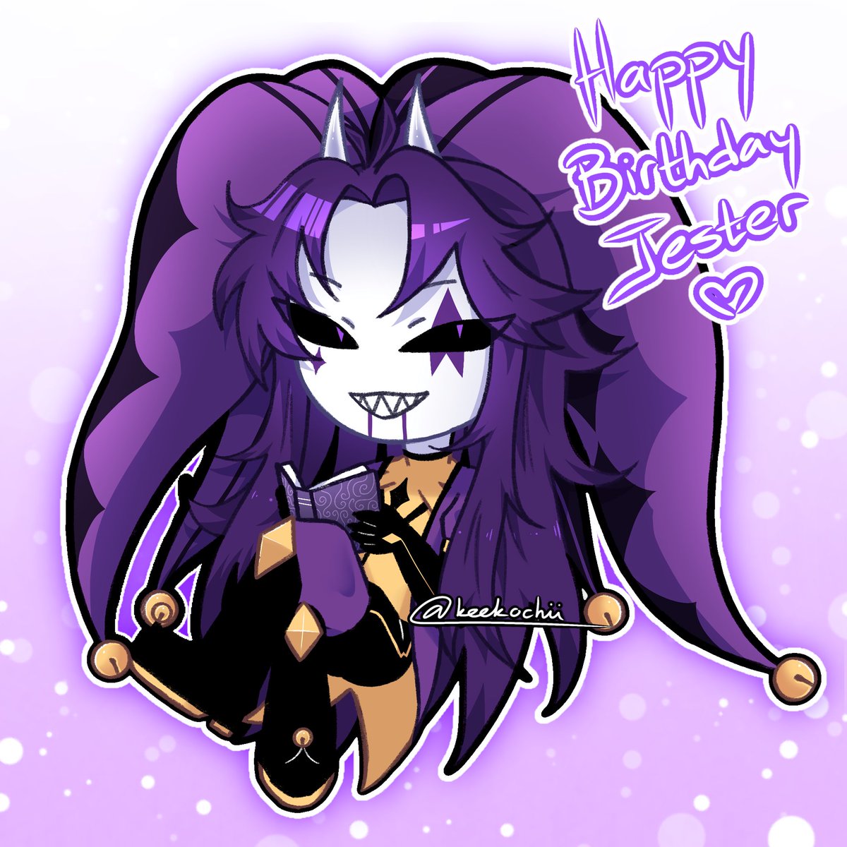 keekochii's tweet photo. 🖤💜HAPPY BIRTHDAY JESTER💜🖤

#jester #thefreakcircus #tfc https://t.co/4NfjaVIuRz