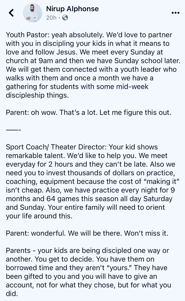 MattSmethurst's tweet photo. “That’s a lot” vs. “We won’t miss it.”

A powerful word for parents of teens. 🔥 https://t.co/Z0Qx4rlChh