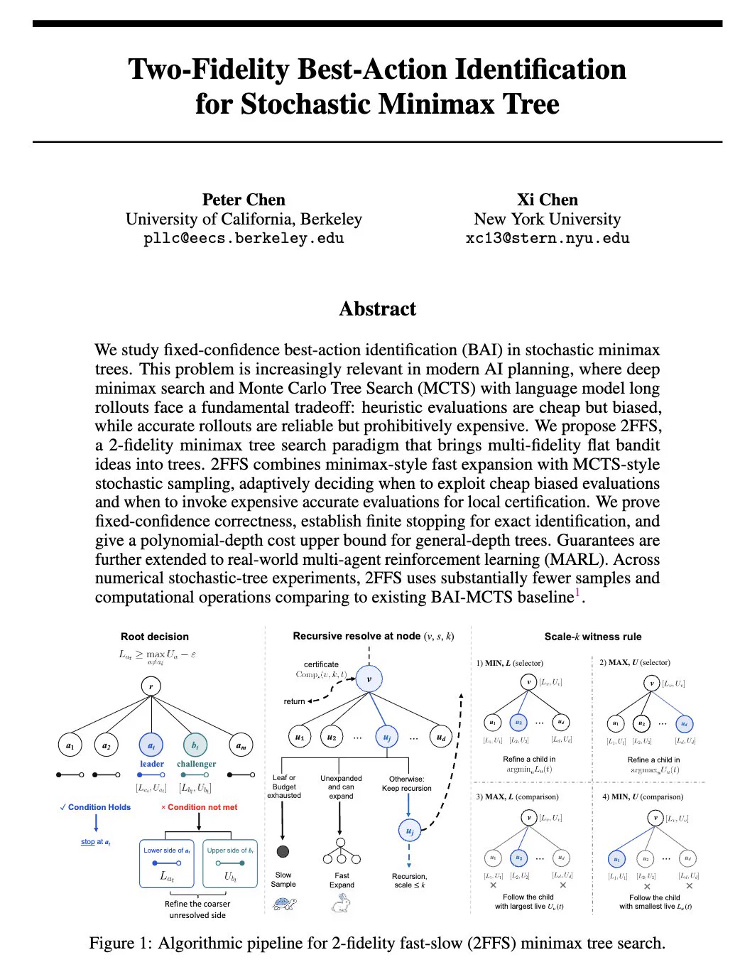 Peter Chen on X: "Accepted to #NeurIPS2026, we reshaped Monte-Carlo ...