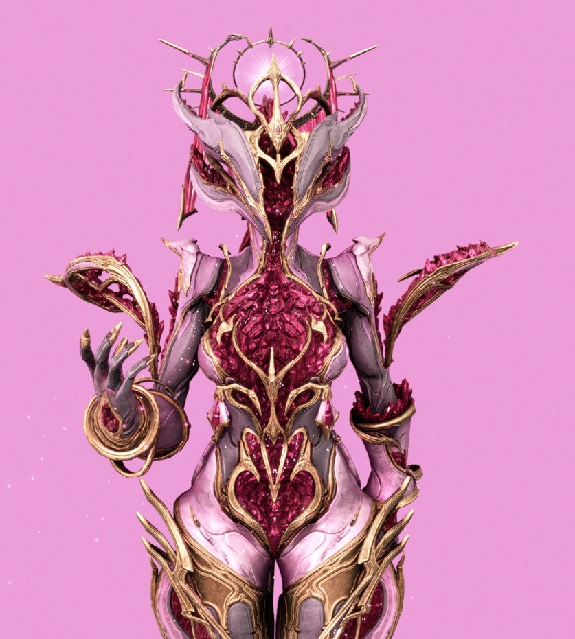 pampurins's tweet photo. ♡ Fractal Beauty: Citrine Prime ♡ #Warframe #Pinkframe https://t.co/t3ZOtMVtZQ