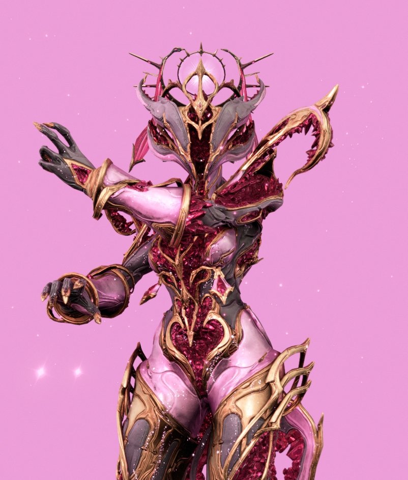 pampurins's tweet photo. ♡ Fractal Beauty: Citrine Prime ♡ #Warframe #Pinkframe https://t.co/t3ZOtMVtZQ