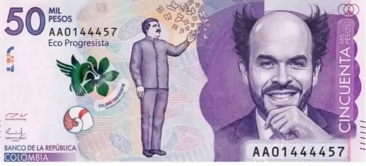 CandelaPura666's tweet photo. Ojalá no me salga falso el billete.

El billete: https://t.co/hivdUVNrWM