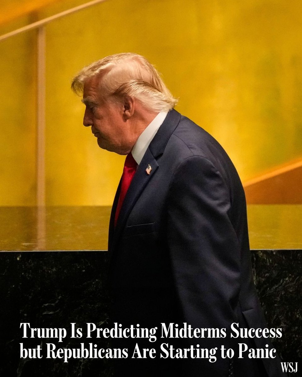 WSJ's tweet photo. President Trump’s approval rating drops to 37% in a WSJ poll, the lowest of any president heading into a midterm election in Journal polls dating to 1990. 🔗 https://t.co/WCDQwDTRTx https://t.co/AtxEl7x6Ix