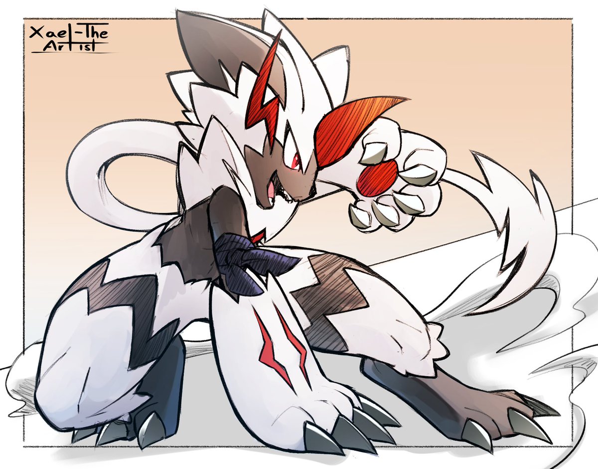 XaelTheArtist's tweet photo. On guard!

Platinum Outlaw raffle reward for @Rex4r4 

This one was harder than what I anticipated but... man I really like it when I give it my all to create something cool.

Not sure what possesed me, I just want to do a good job.

#pokemonㅤㅤㅤ #zeraora https://t.co/6OwGcYR9Pn