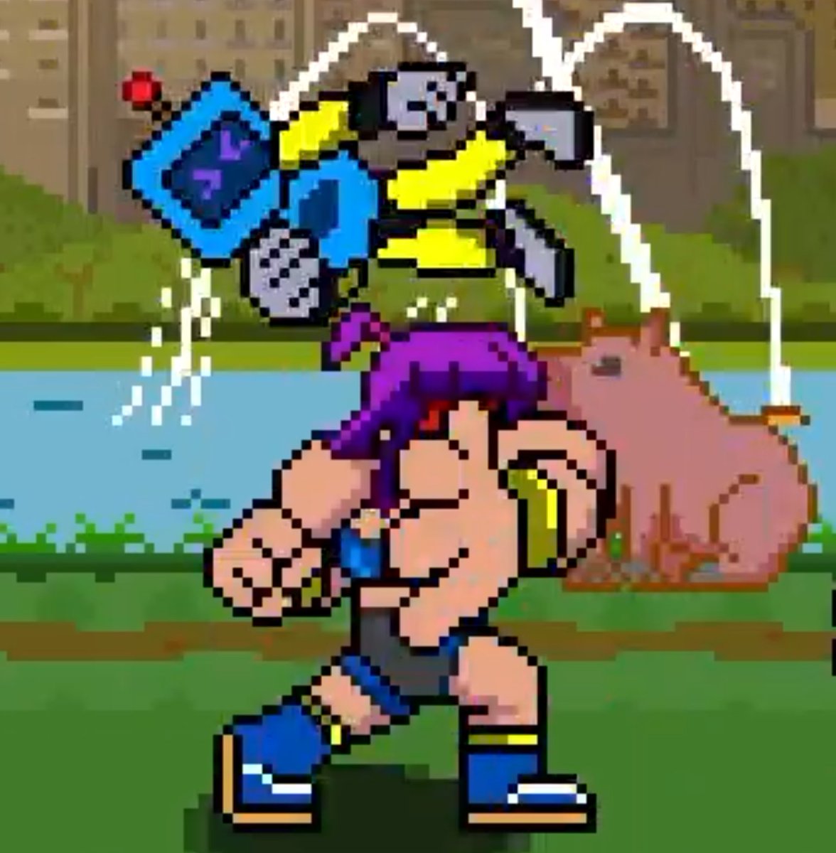 StudioHipSword's tweet photo. @UlissanGameDev love the hand coming towards the camera on this frame
she animates real nice! https://t.co/6aIOAsGGlt