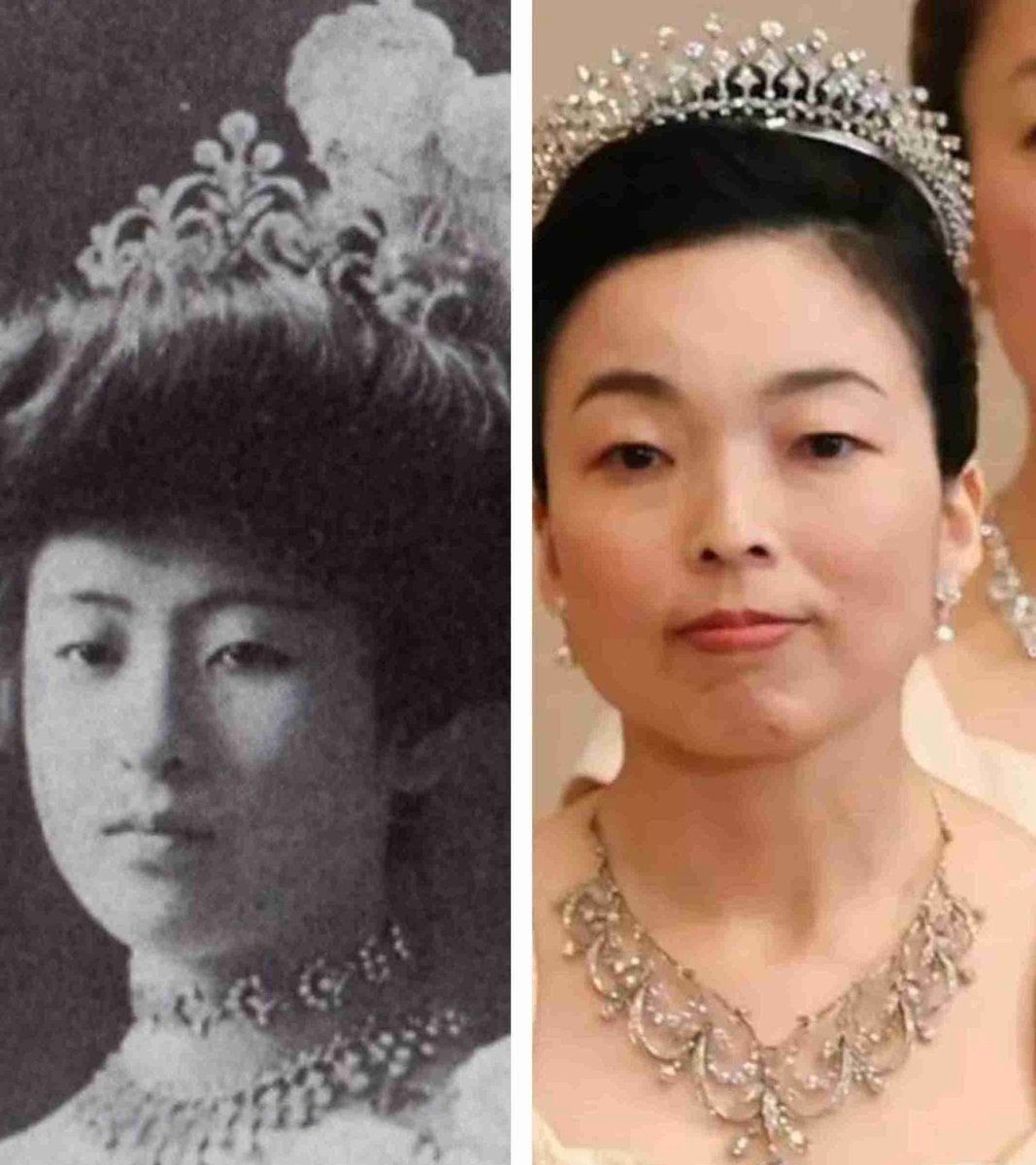 peach2881362821's tweet photo. 梨本宮妃伊都子さま（戦後は梨本伊都子）のティアラと判明した

伊都子さまのティアラは一個だけではない。 https://t.co/J8fIjKIKon