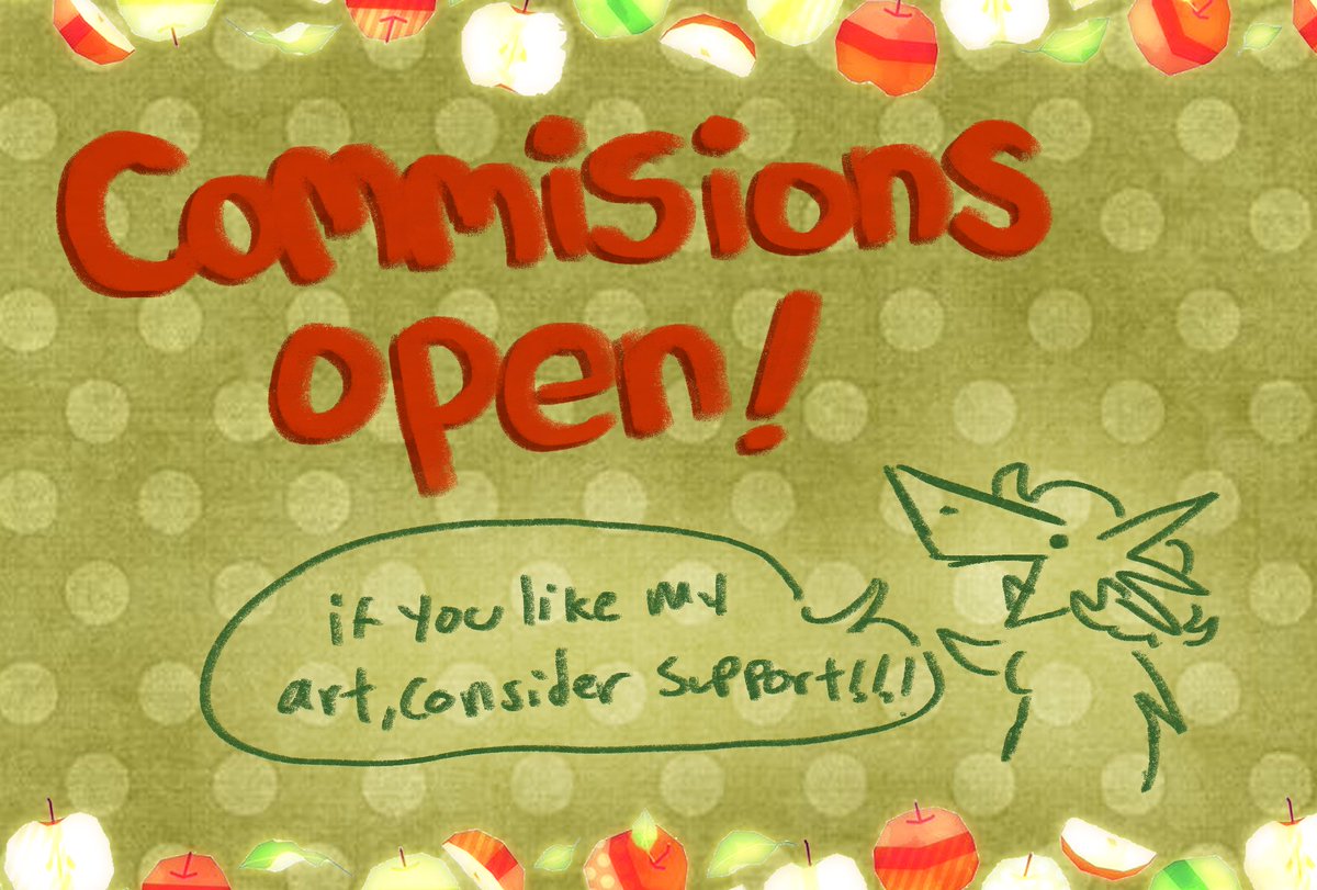persie1603's tweet photo. hello! im opening comissions, trying to learn who this works and collecting a bit of money to stop depending from my mom economically, if anyone is interesed contact me via discord on my link tree :) https://t.co/ECr7AGHGnT