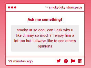 deadfreighter's tweet photo. Jimmy is so interesting to me essentially because he's such a little bitch. Like underneath the manipulative toxic bullshit he radiates he's so so scared and needs to be in control. I like seeing his hallucinations and find his whole decline interesting. I like to hc he's-- https://t.co/X5219i87un